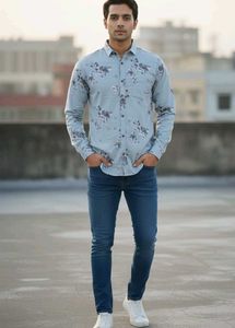 Floral Mens Shirt, Formal Wear