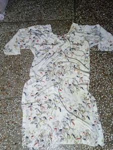 White Silk Suit