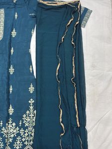 Premium Teal Suit Set