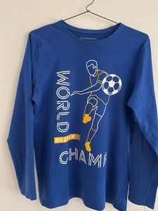Blue Soccer Champ Tee
