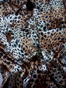 SHEIN BRAND Animal Print Shirt
