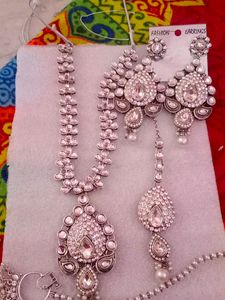 Sliver Kundon Jewellery Set