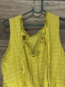 Yellow Sleeveless top