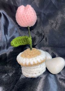 Handmade Crocheted Tulip Flower