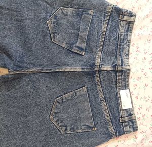 Vintage Blue parallel Denim Jeans