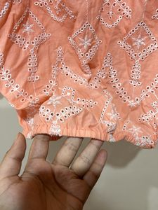 Peach Blouse