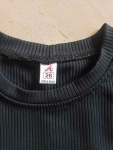 Color Block Ribbed Top