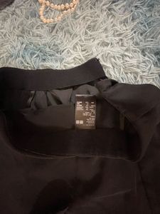 Elegant Black Skirt with front slit