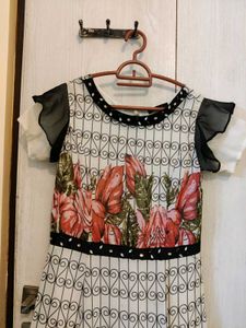 Floral Print Midi Dress