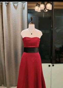 Cherry Red Tube Dress