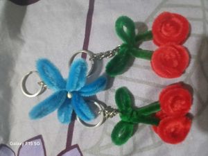 Set Of 3 Keychains Handmade Charming