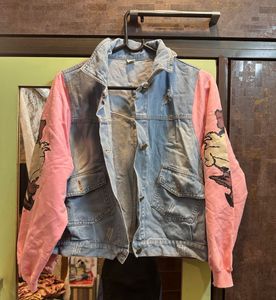 Korean Boxy Sleeves Denim Jacket