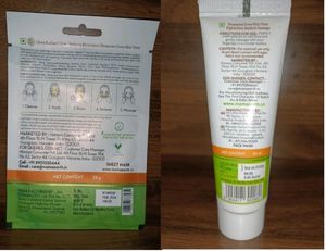 Mamaearth Vitamin C Face Wash And Sheet Mask