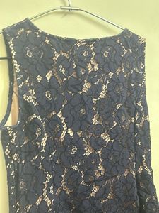 Price Drop -Elegant Navy Lace Dress