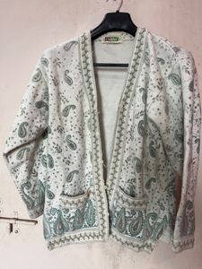 Vintage Oswal Paisley Cardigan