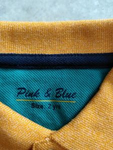 Pink &amp; Blue T-Shirts 2-4yrs