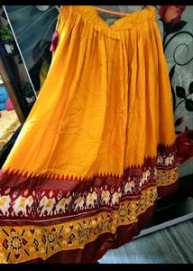 one time used cancan attached lehenga