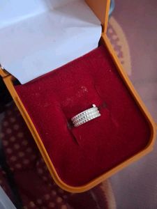 Beautiful Pure Silver Adjustable Ring