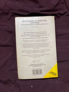 Management by effective listening