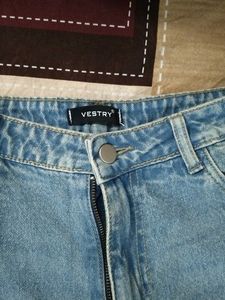 Distressed Wide-Leg Jeans