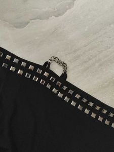 Black Embellished Top