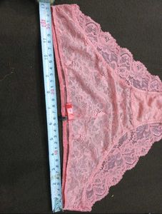 Pink Lace Thong Panties 🖤