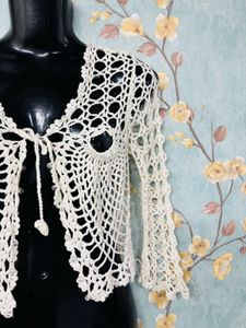 Y2k Crochet Cardigan