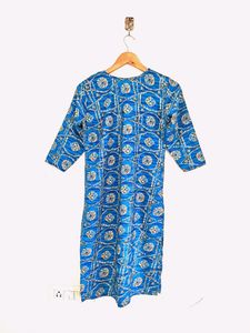 Kurti Women Sky Blue