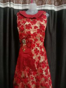 Red Floral Dress ❤️