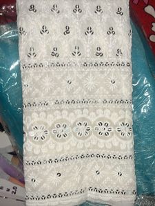 Jimmy Choo Saree With Chikankari Blouse
