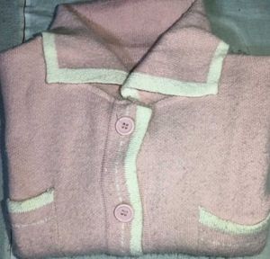 Pink Cardigan with Pockets