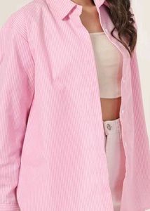Pink Striped Shirt