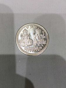 Silver &#34;Om Shri&#34; Coin