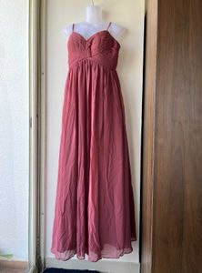 Elegant Mauve Azazie Dress(A8)