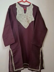 Beautiful Orange And Purple Kurtas