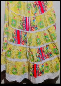 Floral Tiered Skirt