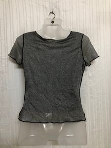 Tenzyal Grey Short Sleeve Top