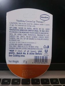 Vaseline Lip Therapy Cocoa Butter