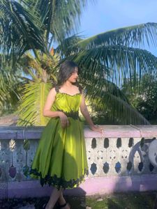 Printerest Corset Midi Dress