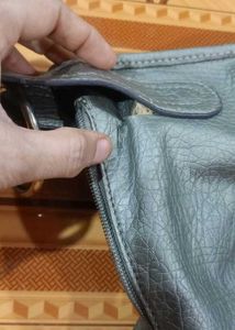 Silver Hobo Bag