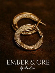Ember & Ore Gold Hoop Earrings