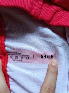 Red Ribbed High-Waisted Bikini Bottoms