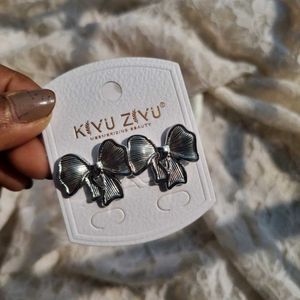 Antitarnish Ailver Earrings - All Bows
