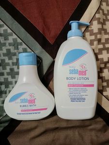 pack of 2,  baby body lotion & wash