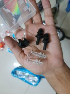 Swimming Cap + Goggles + Nose &amp; Ear Plugs