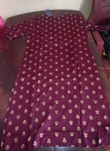 Beautiful Maroon Colour Kurta