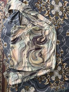 Patterned Long Sleeve Top