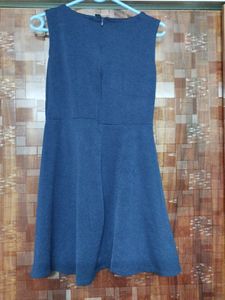 Navy Sleeveless Fit &amp; Flare Dress