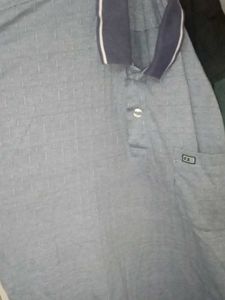 Blue Patterned Shirt