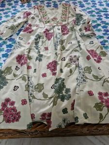 Floral Print Ethnic Dress